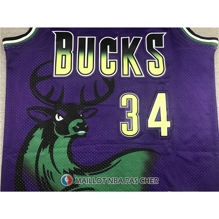 Maillot Milwaukee Bucks Ray Allen Mitchell & Ness 1996-97 Volet